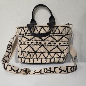 Universal Thread Tote Handbag Ivory/Black